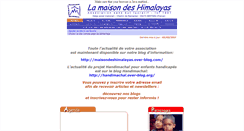 Desktop Screenshot of maisondeshimalayas.org